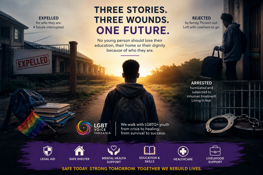 Three Stories. Three Wounds. One Future: What Happens to LGBTQ+ Youth When Every Door Closes?
